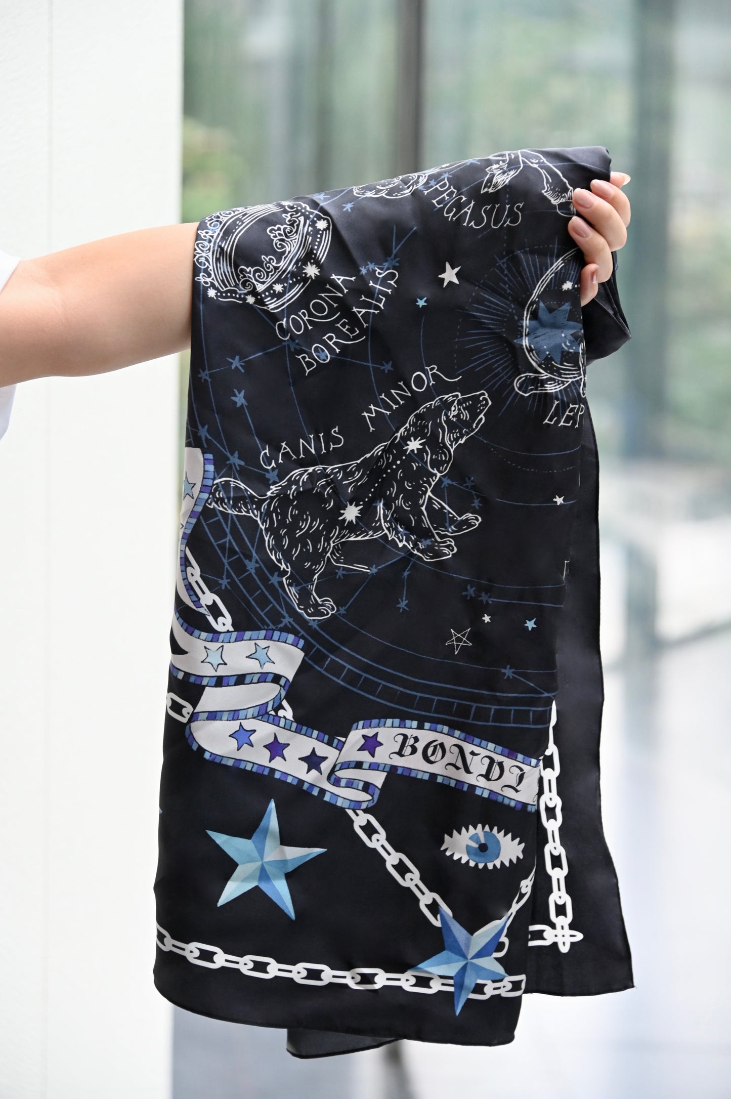 Bondi Swim X KOSMIC Silk Scarf & Bathbomb - Starlit Celestial