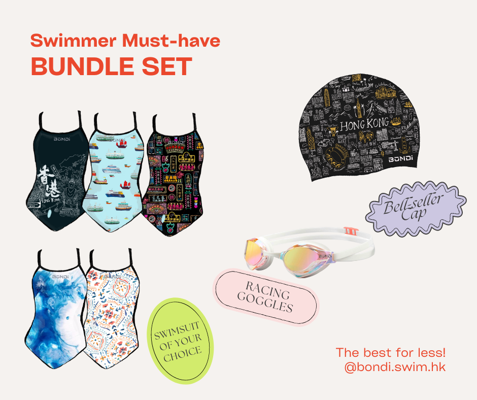 Swimsuit Swimmer Must-have Bundle Set